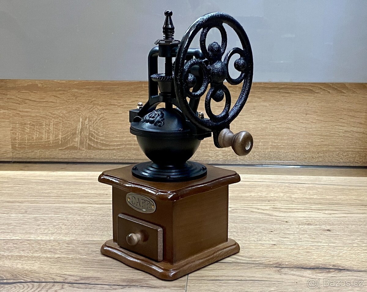 Retro stylový ruční kávomlýnek - 2