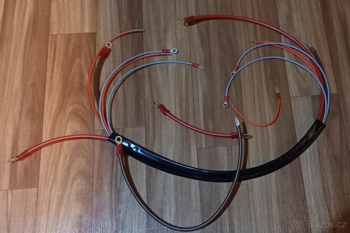 kabeláž ČZ 502 a 501/05 s dynamostartérem - 2