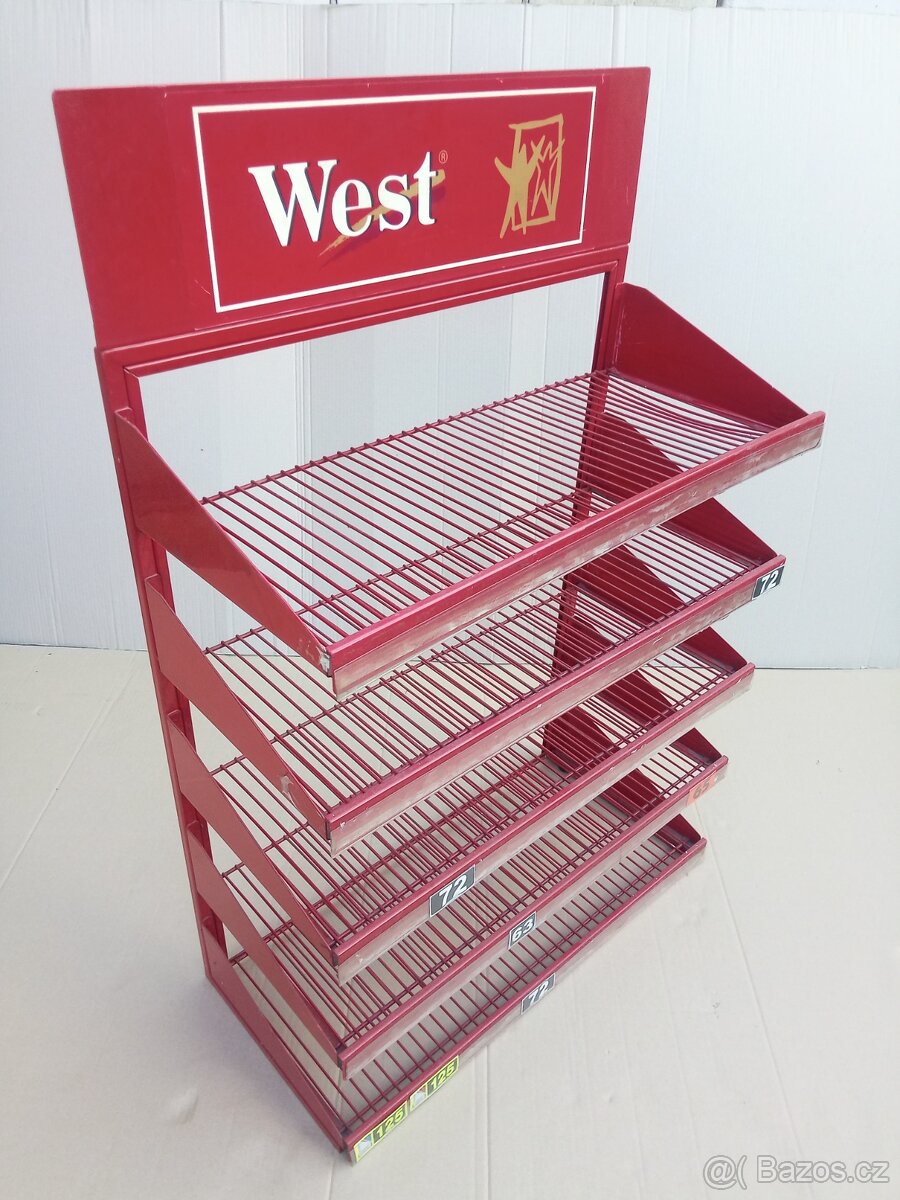 Košíkový kovový stojan - reklamní, zbožový, výstavní - 2