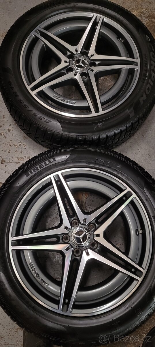 Mercedes Benz EQC,GLC,AMG, alu 19',zimní pneu, TPMS - 2
