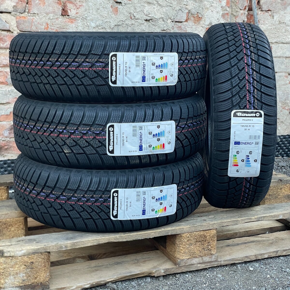 Mega akce Nove Zimni pneu 195/65 R15 91H Barum - 2