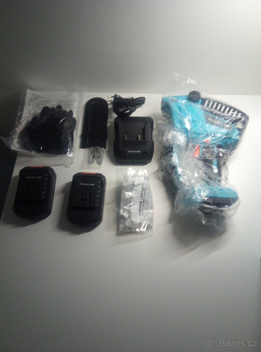 Sada 6palcové mini akumulátorové řetězové pily s 2 bateriemi - 2