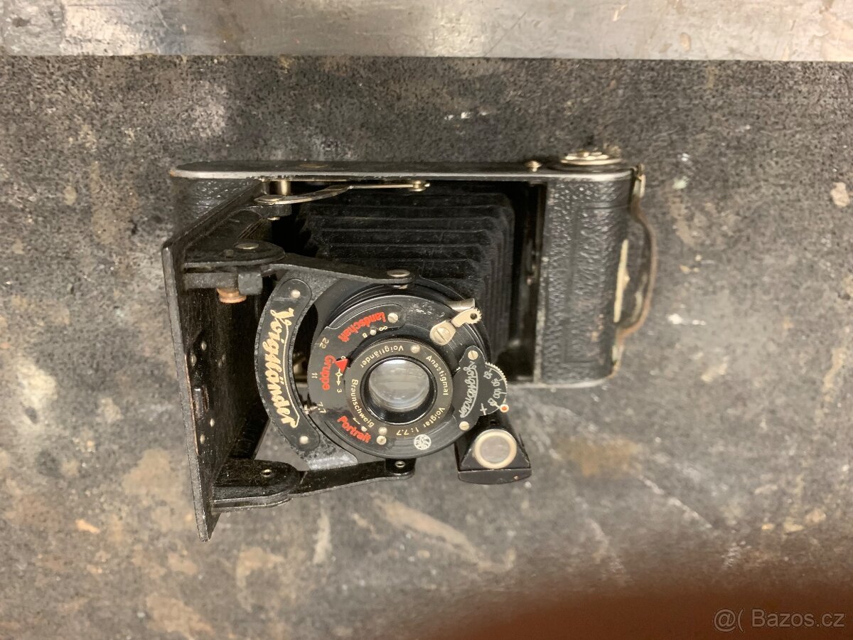 staré fotografické měchýře - fotoaparáty funkční zachovalé - 2