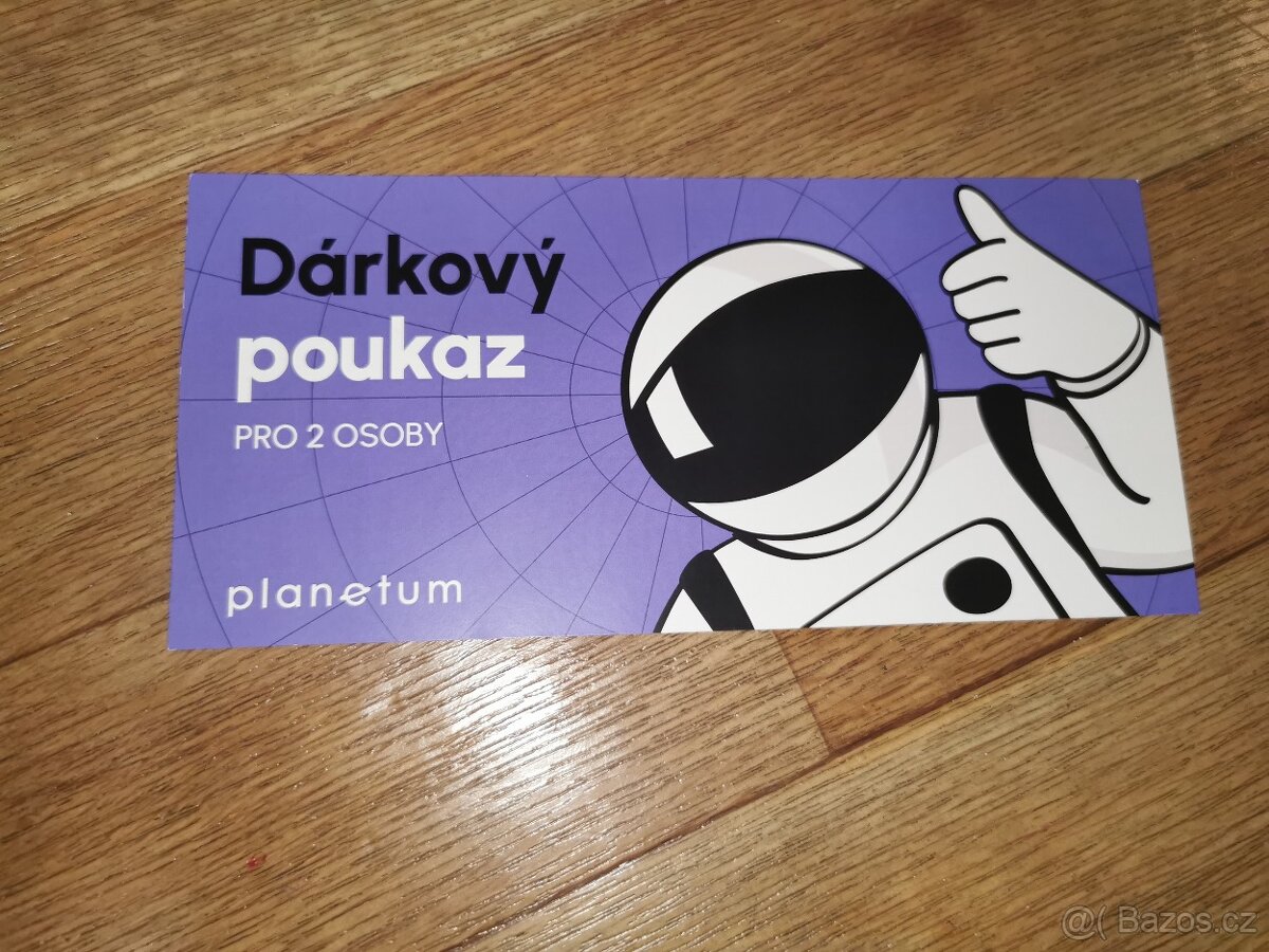 Voucher do planetária Praha - 2
