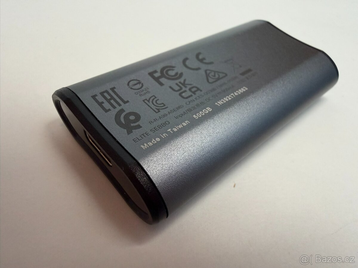 Externí SSD ADATA SE880 SSD 500GB, Titanium Gray - 2