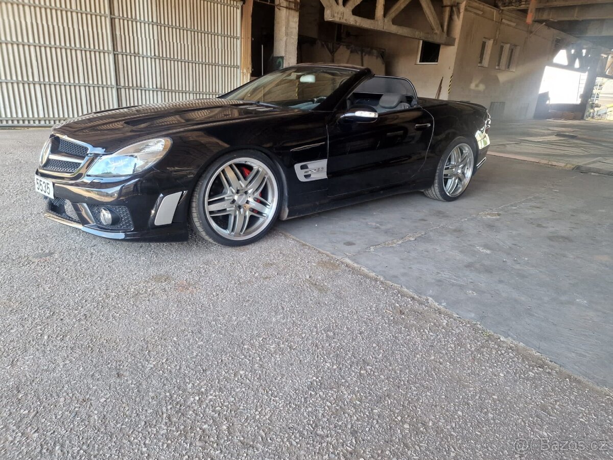 Mercedes Benz SL 55 AMG facelift 63AMG cabrio přes 500ps V-M - 2
