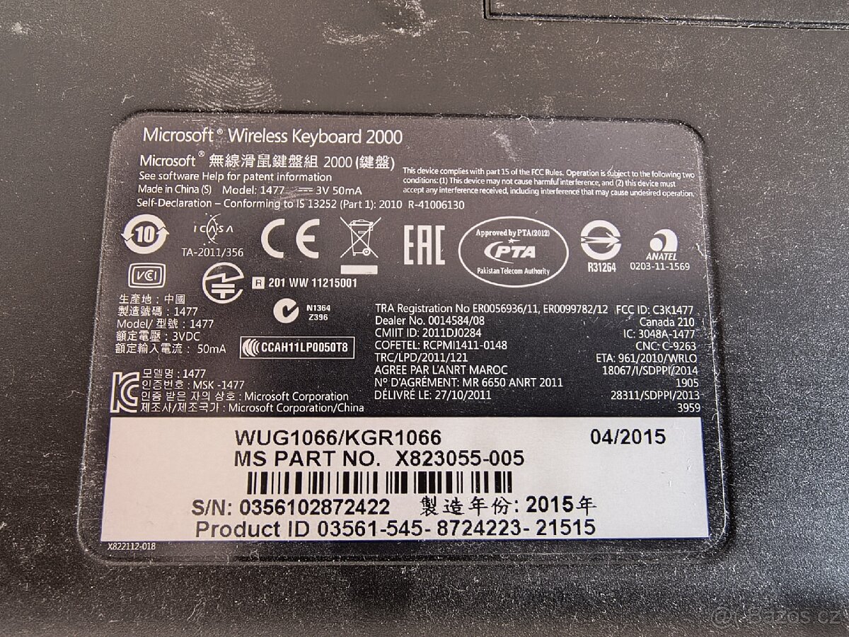 Bezdrátová myš a klávesnice - 2