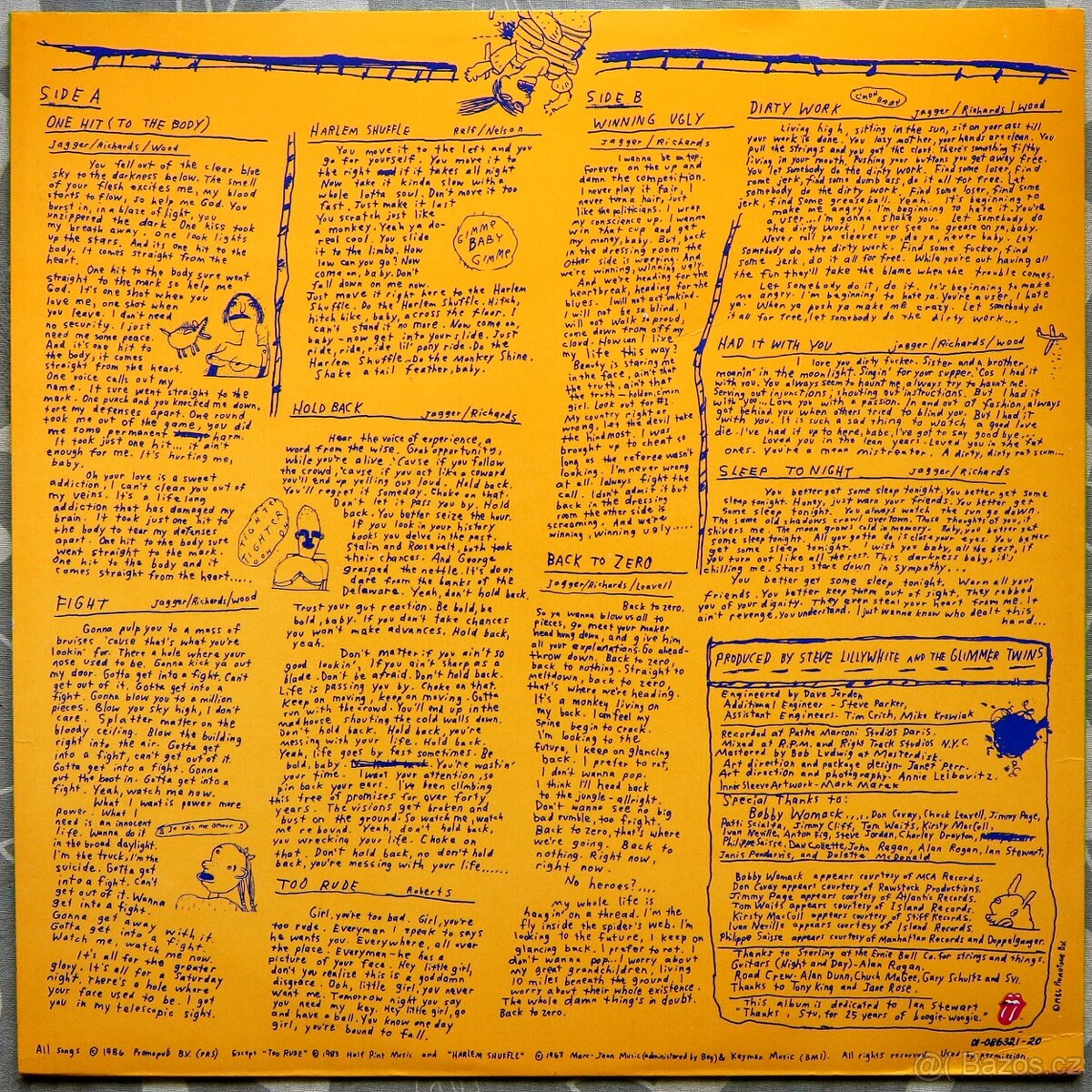 LP deska - Rolling Stones - Dirty Work - 2