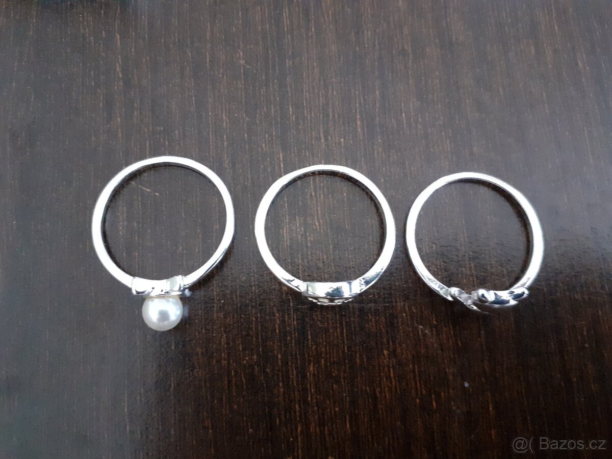 Dárková sada 3 prstenů AVON Katnes velikost 10 - 2