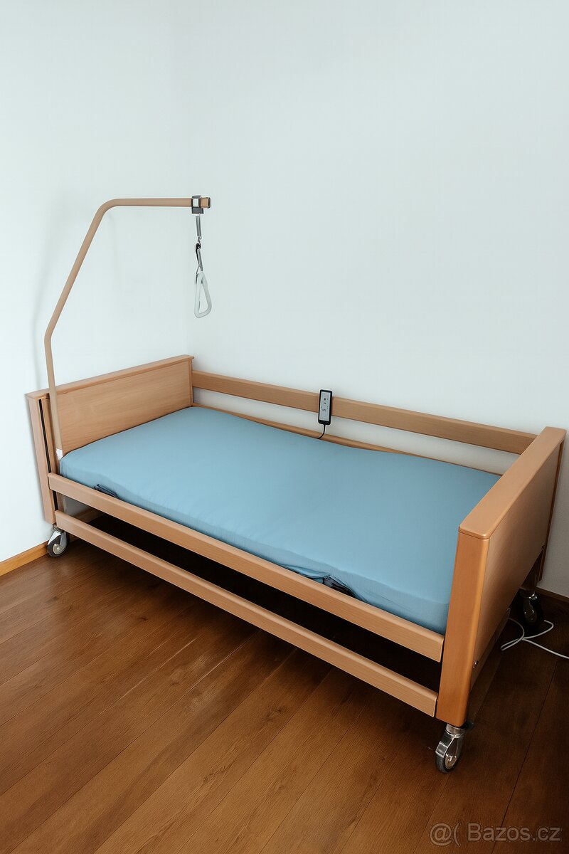 Elektrická polohovací postel Burmeier s matrací - 2