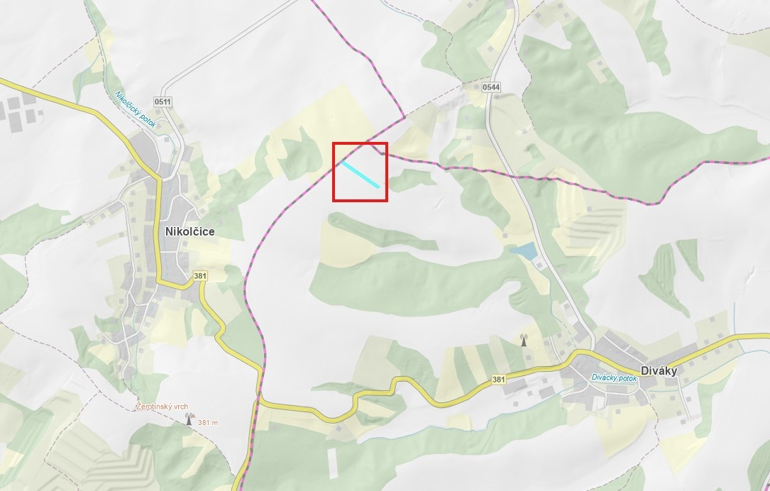 Prodej pole s výbornou bonitou – 4 049 m2 – Diváky - 2
