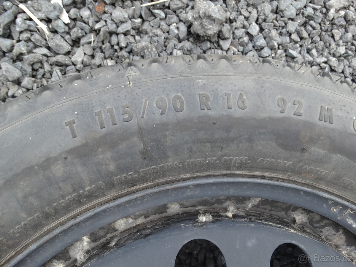 DOJEZDOVKA, REZERVA, REZERVNÍ KOLO BMW 115/90 R16 5x120 NOVÁ - 2