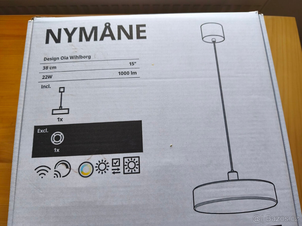 LED závěsná lampa včetně dálkového ovladače - 2