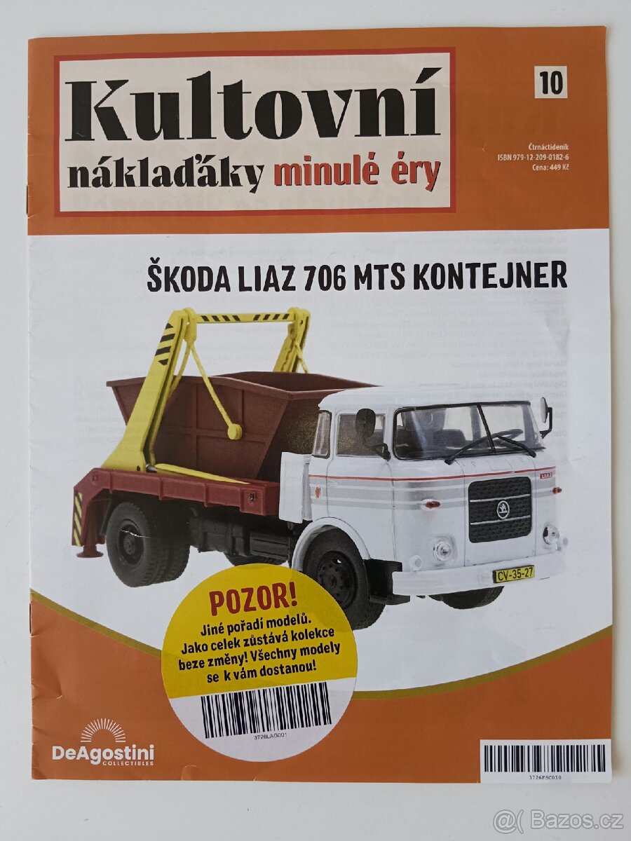 ŠKODA liaz 706 MTS kontejner 1:43 DeAgostini - 2