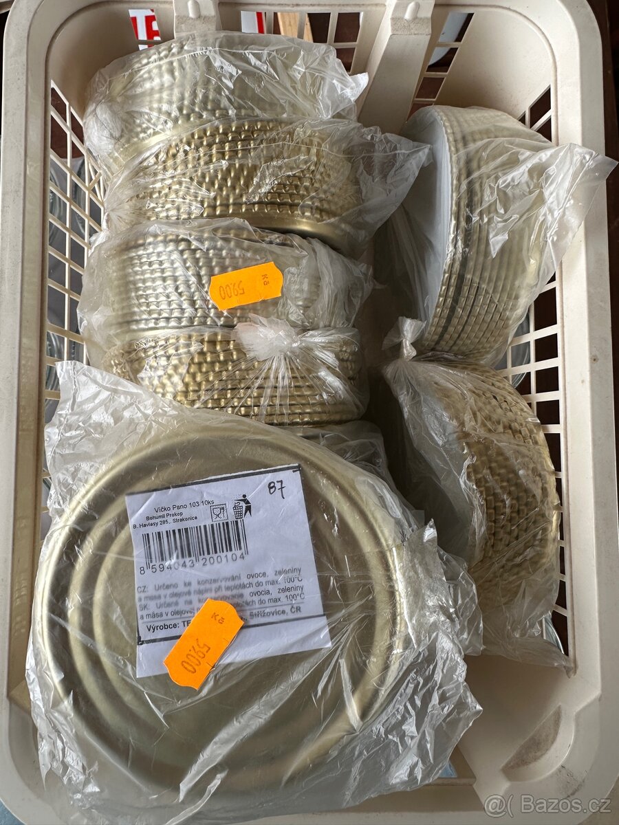 Víčka Pano 12 balení po 10 ks - 2