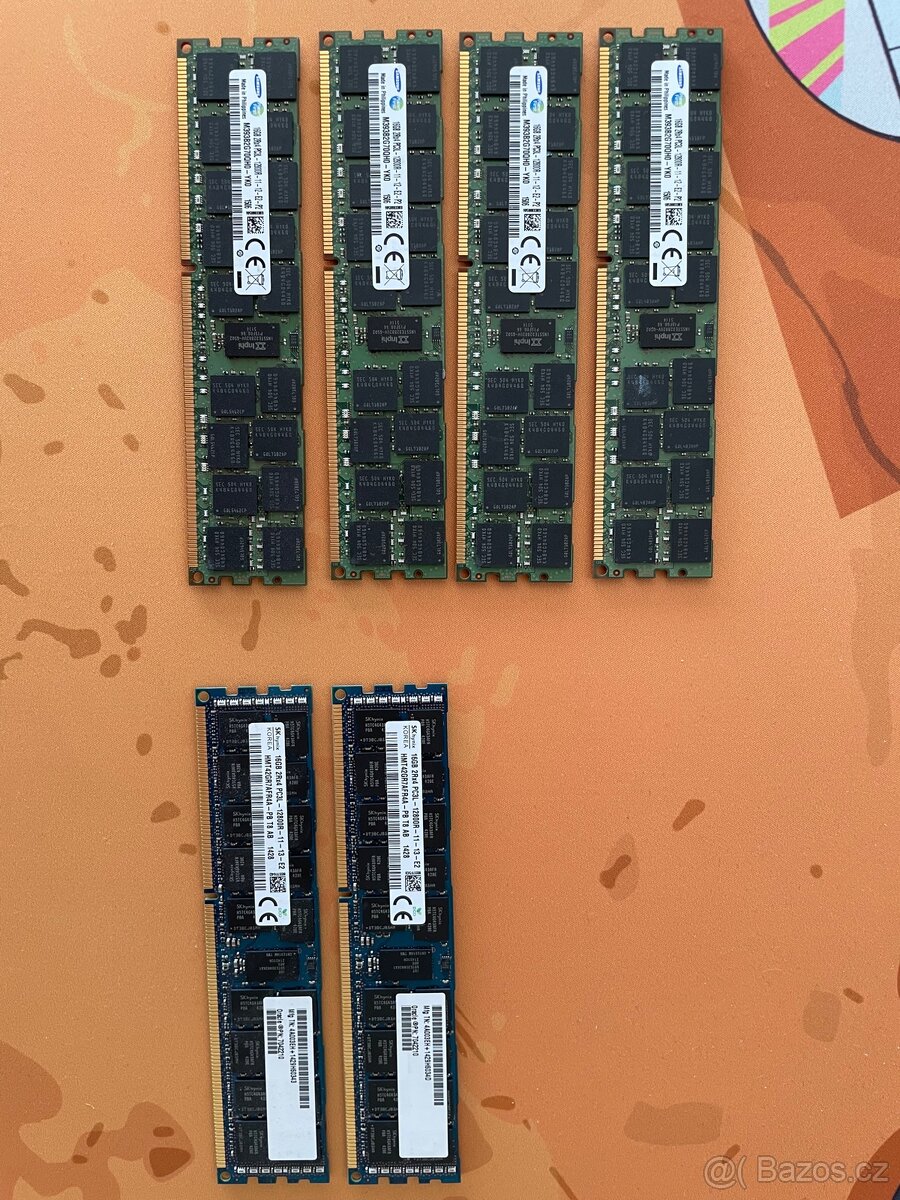 Serverové RAM 96GB (6x16GB) DDR3 ECC RDIMM - 2