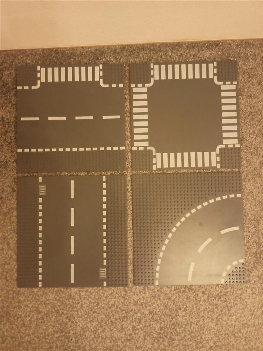 Lego silnice / křižovatky - 4 ks - 2