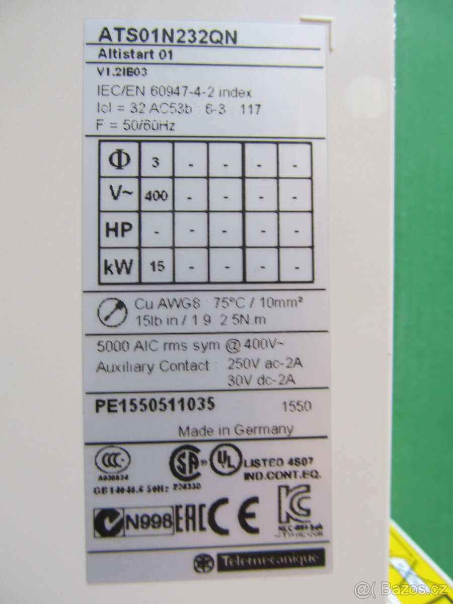 Softstartér Schneider Altistart 01 ATS01N232QN - 2