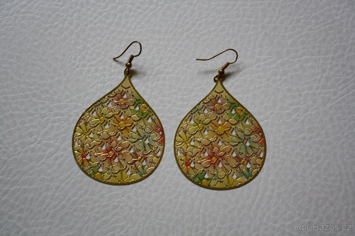 Naušnice - květinová slza - 2