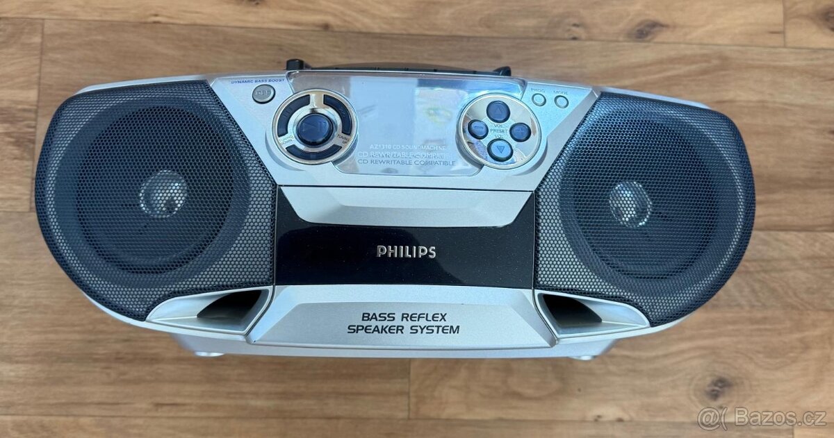 Philips AZ1310 Radiomagnetofon s CD přehrávačem - 2