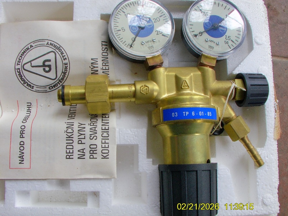 Redukční ventily k autogenu - 2