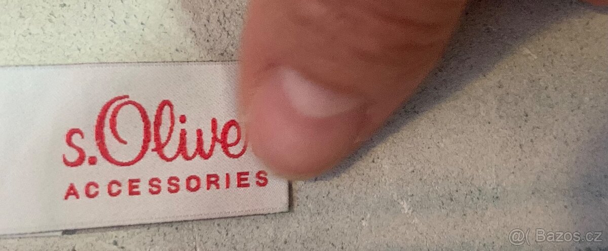 Kožený pásek opasek 85 cm zn. S’Oliver - 2