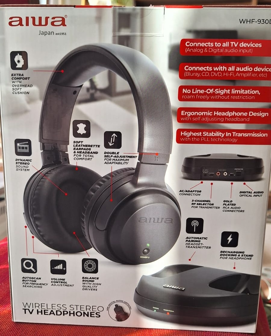 Sluchátka k TV Aiwa WHF-930D - 2