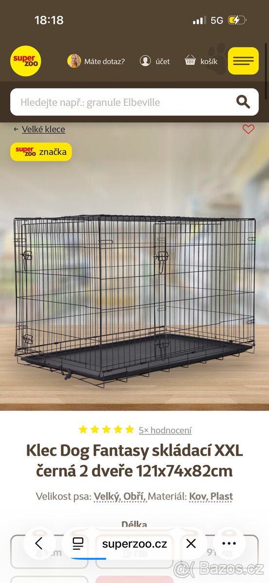 Prodám XXL klec - 2