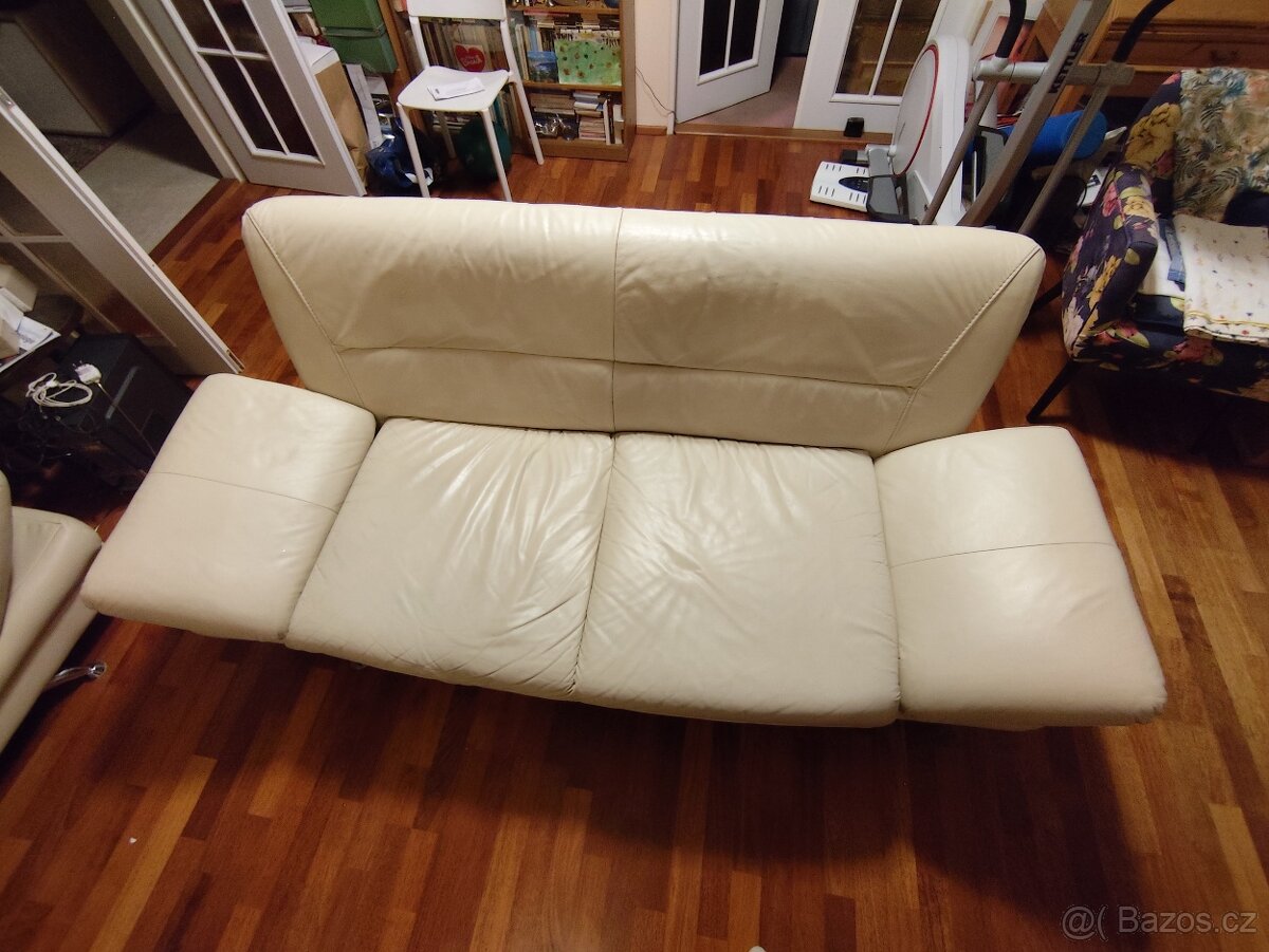 Kožený gauč dvoumístný - 2