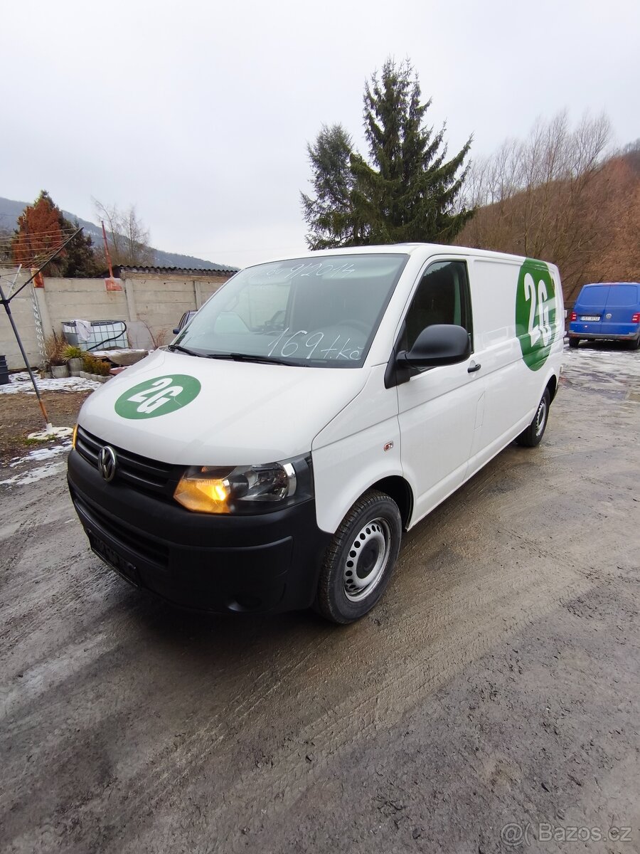 VW T5.1,Long,9/2014,2.0tdi,103kw,6tikvalt,klima - 2