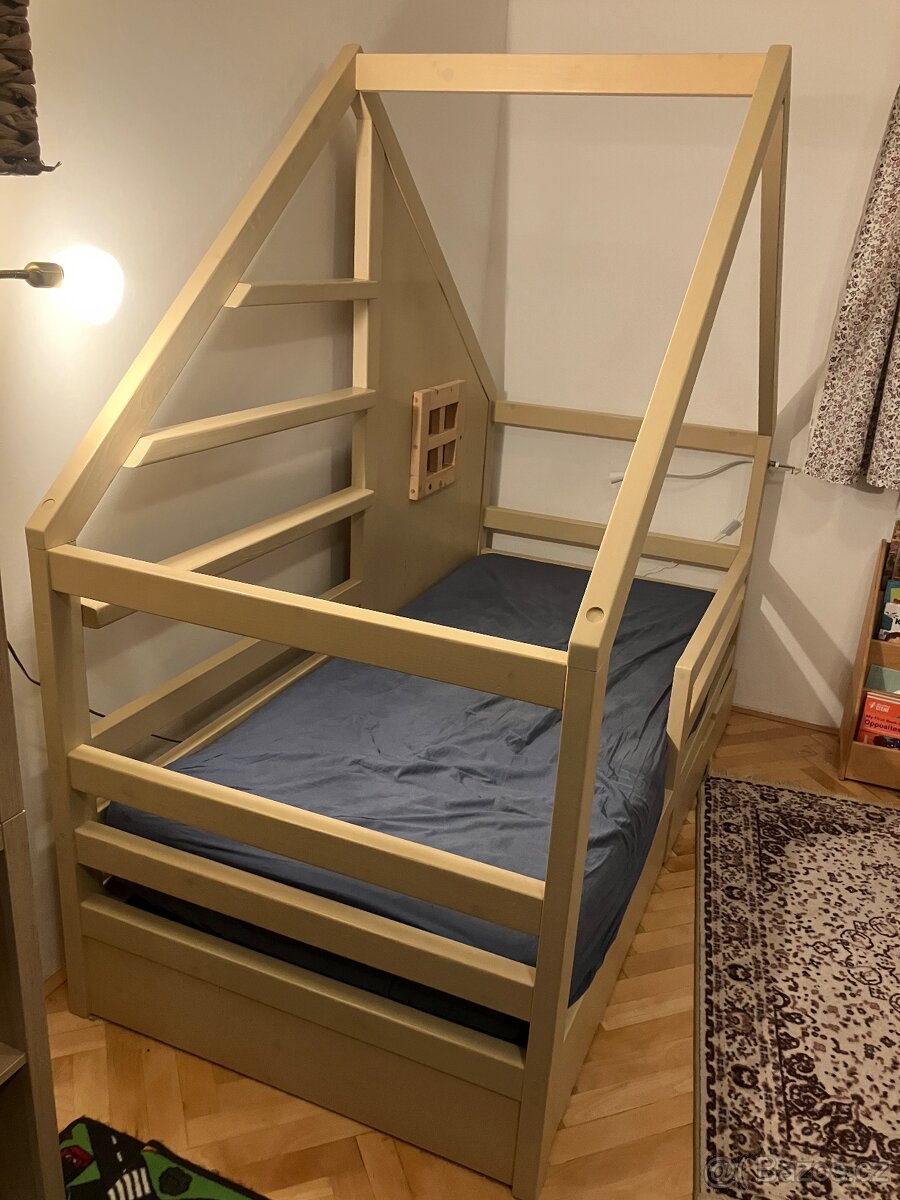 Domečková postel 90x200 - 2