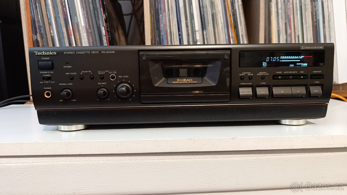 TECHNICS RS-BX646 Stereo Cassette Deck/ 3 HEAD/ Dolby B-C - 2