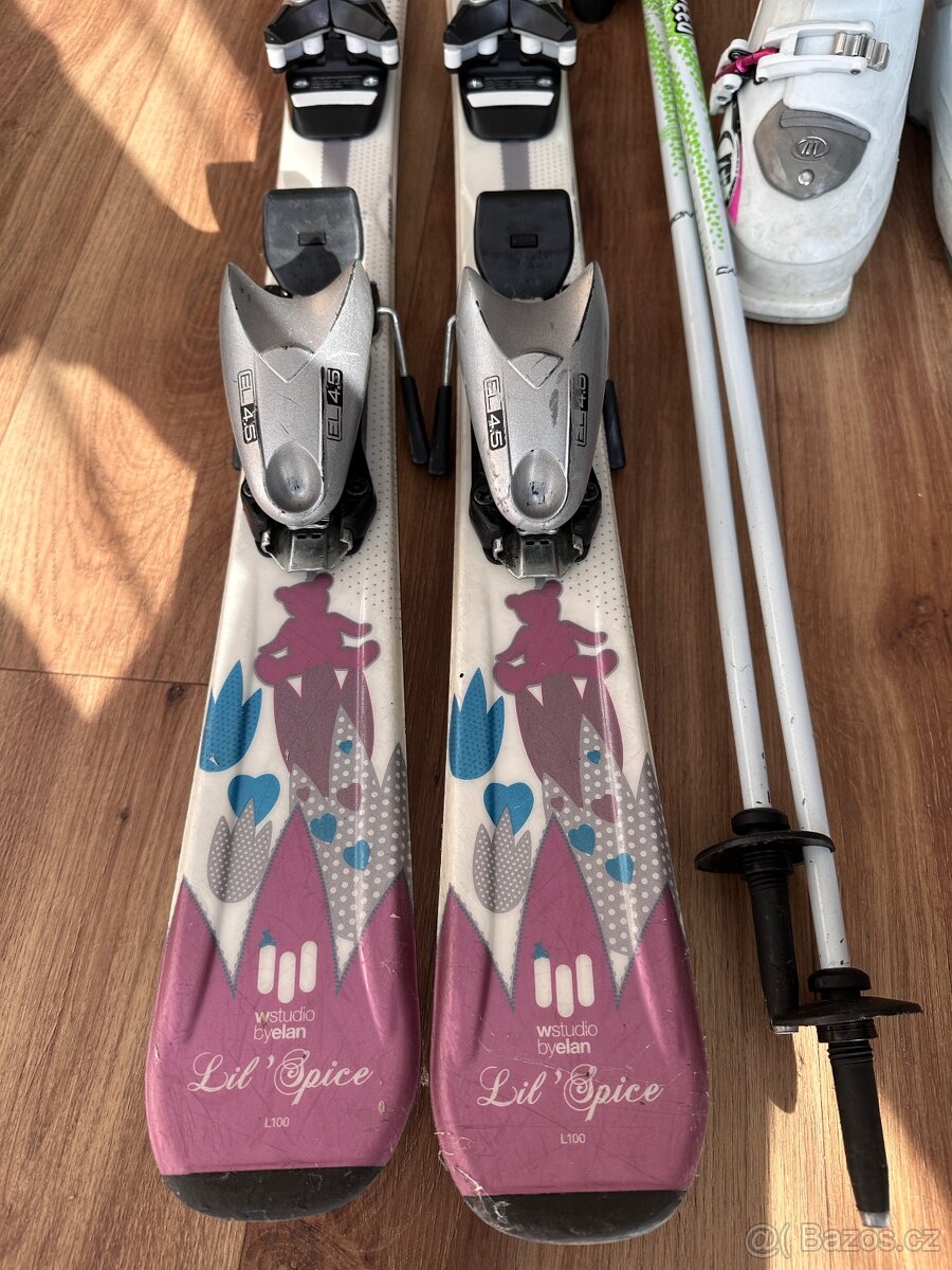 Dětské lyže carvingové Elán, set s boty - 2