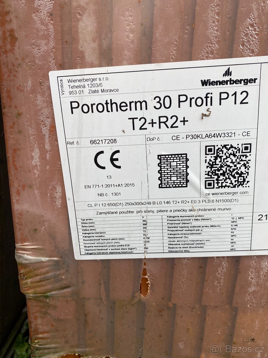Cihla Porotherm 30 profi - 2