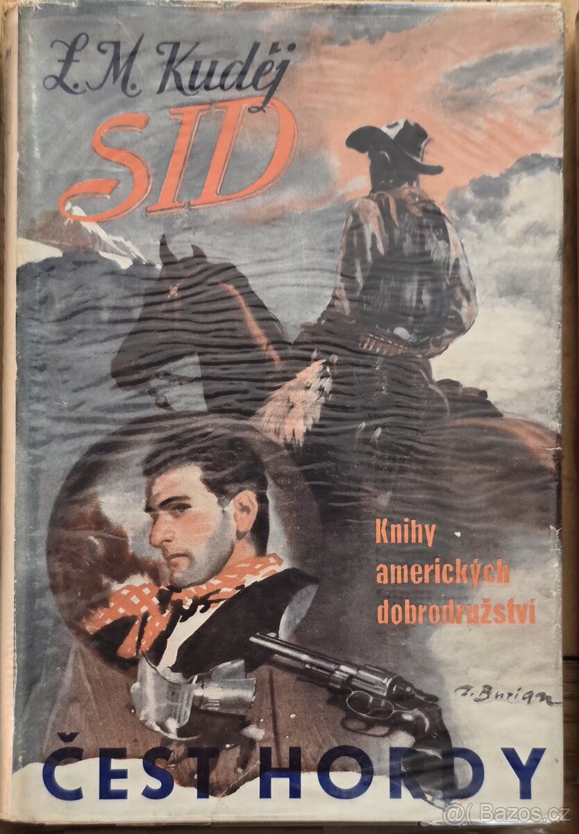 6 knih od Kuděje s obálkami Zdeňká Buriana, dobře zachované - 2