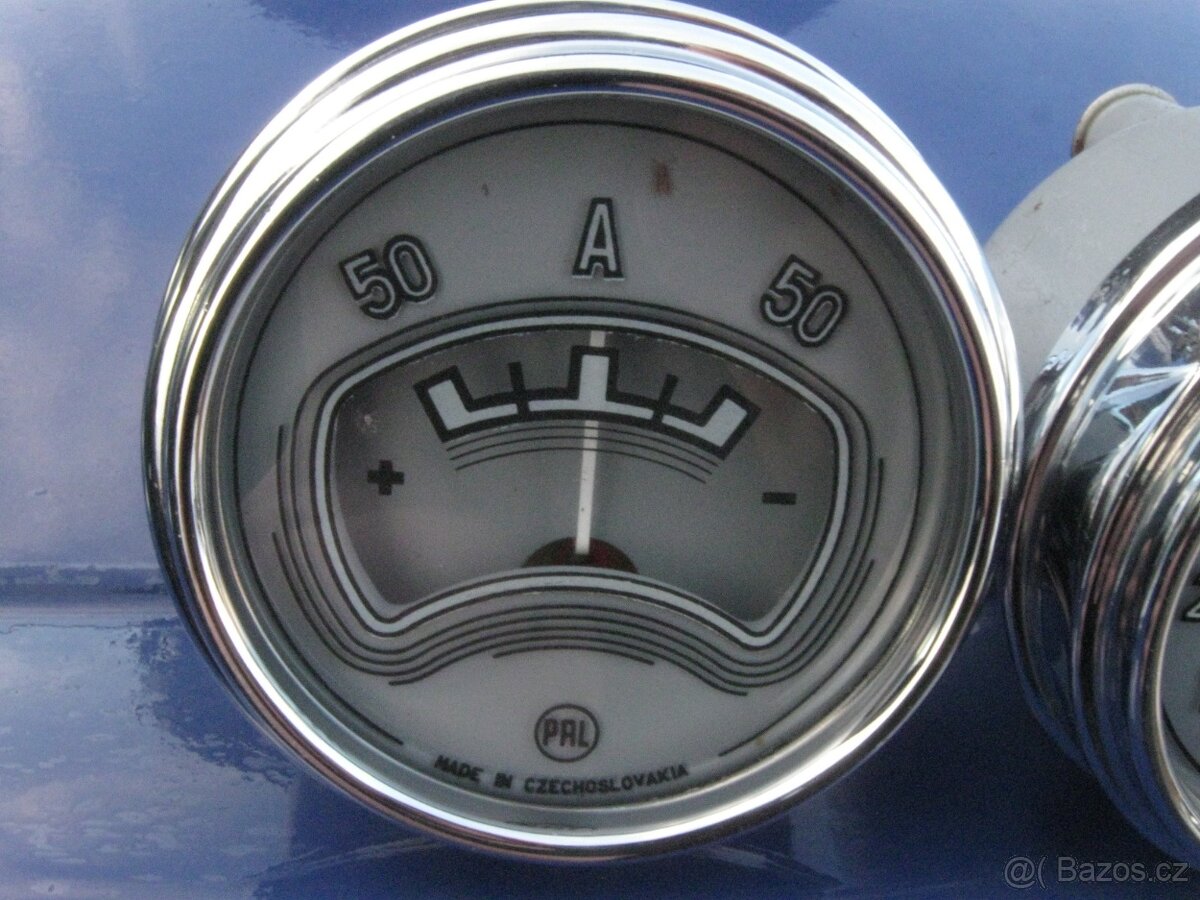 Tlakoměr vzduch 0-16 kg/cm2 PAL TATRA 148 /Zetor + ampermetr - 2