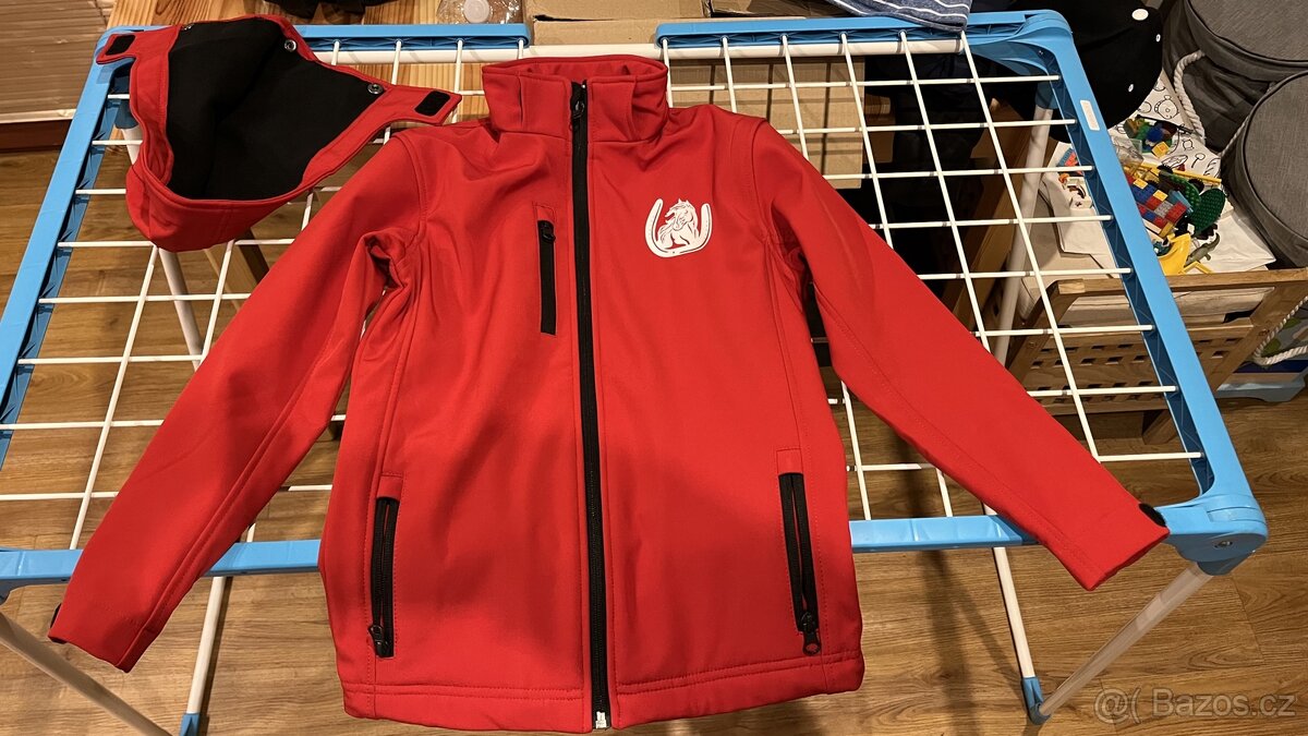 Softshellová dětská bunda 8-10 let - 2