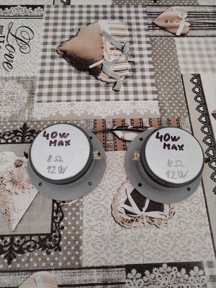 Pár výškových Repro Tweeter 8ohm 25w - 2