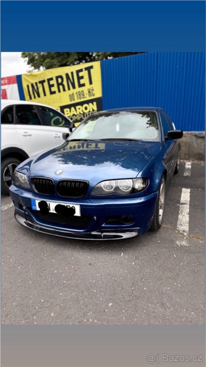 Lipo spoiler pod nárazník na BMW E46 M3 nárazníky - 2