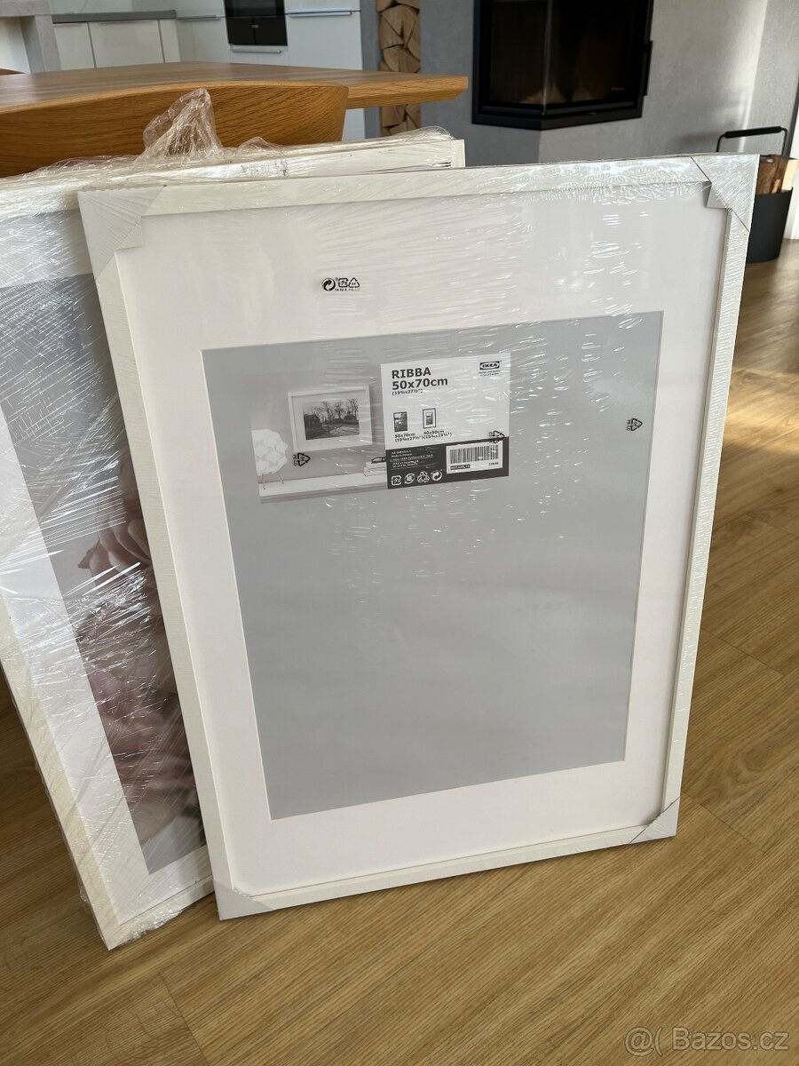 3x bílý rám Ikea 50x70cm - 2