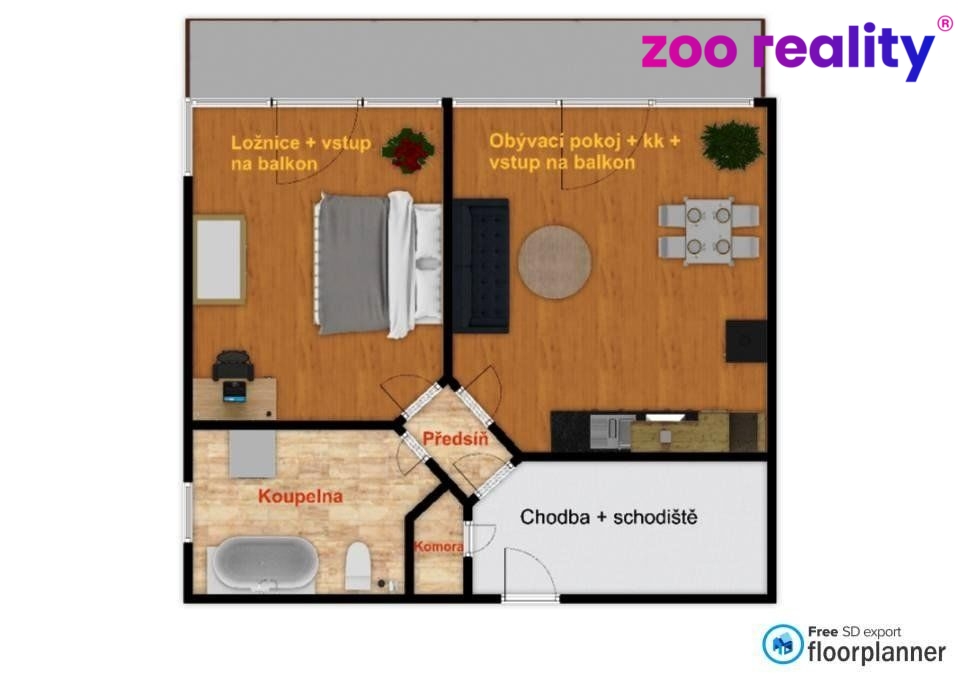 Prodej, Byt 2+kk s balkonem, Pec pod Sněžkou - 2