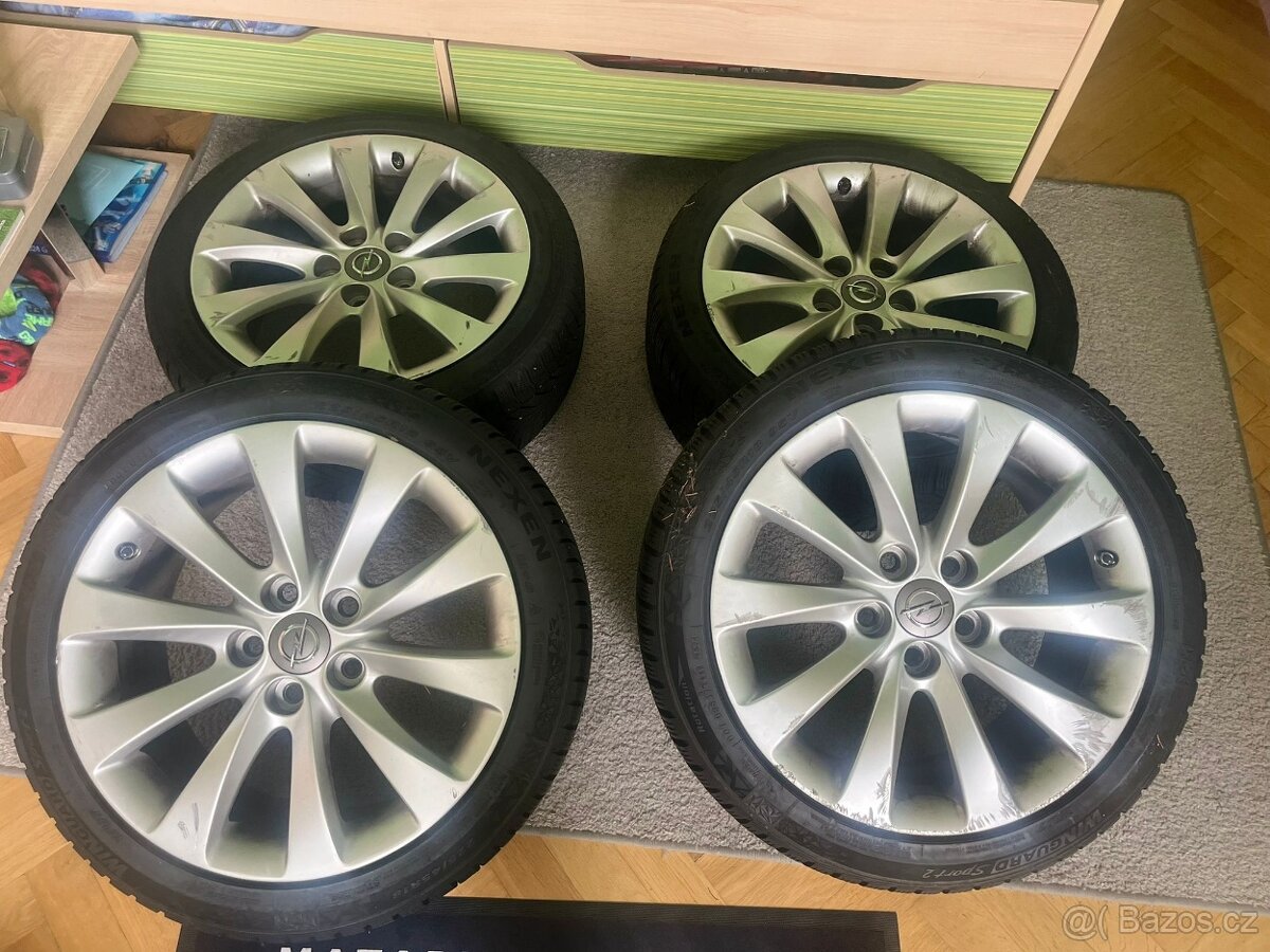 Originální disky Opel Insignia A R18 včetně senzorů tlaku - 2