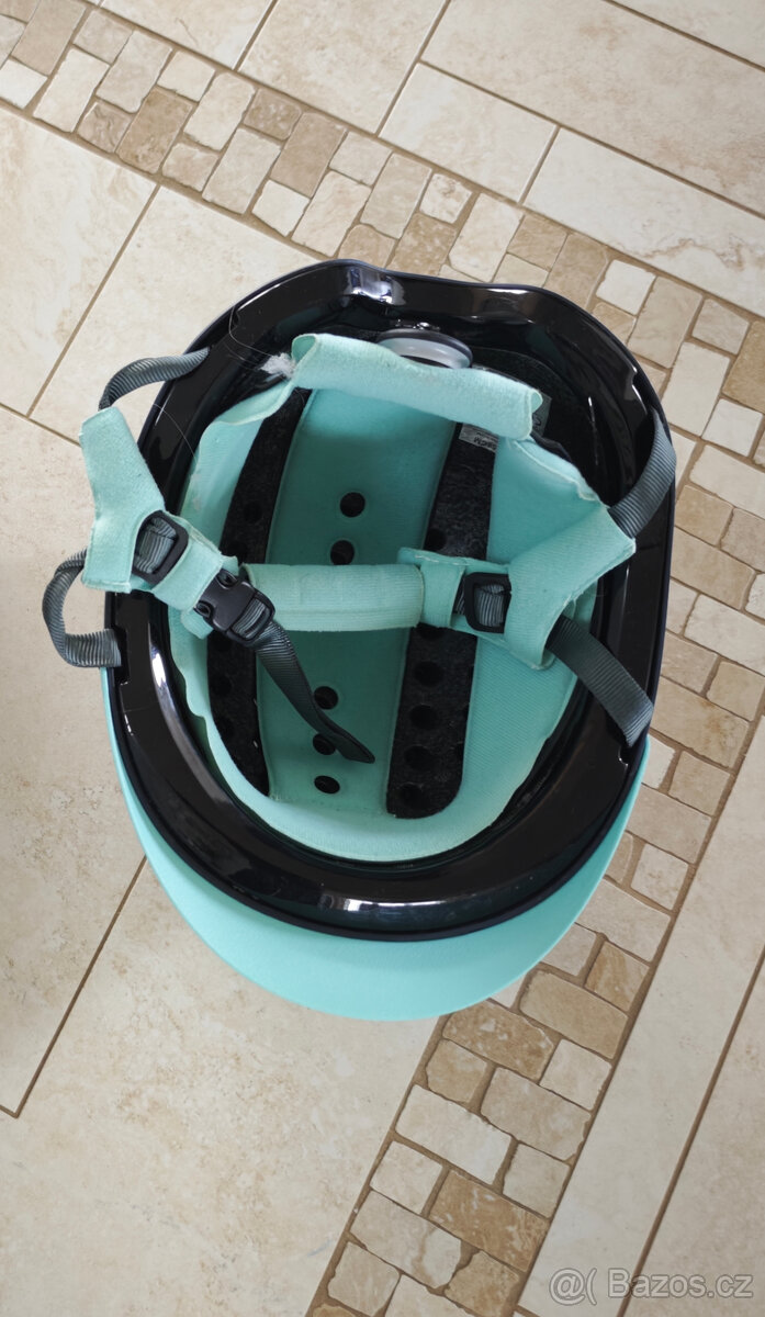 Dětská jezdecká helma Turquoise - 2