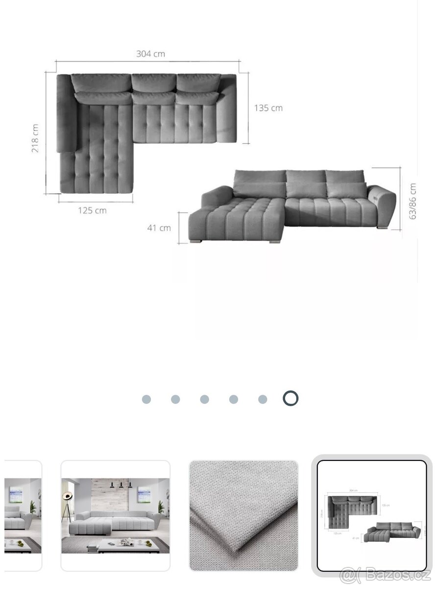 Prodám rozkládací gauč značky Braven - 2