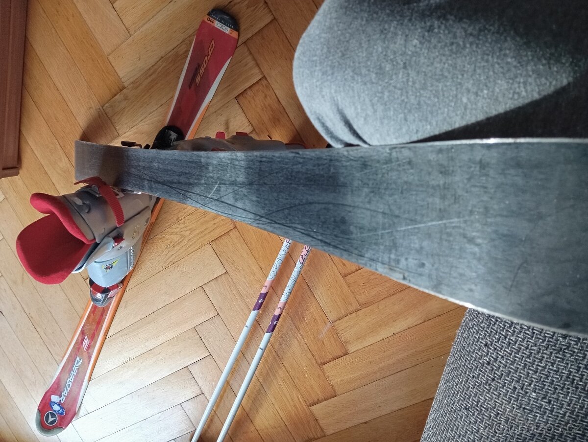 Dětské lyže Dynastar 110, boty 260 mm. - 2