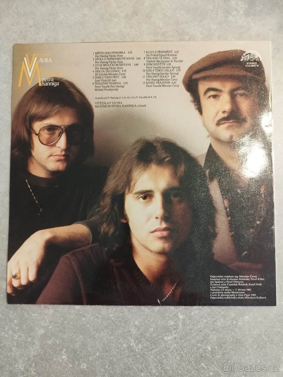 Pop / Rock vinyl // Vítězslav Vávra & Maximum Petra Hanniga - 2