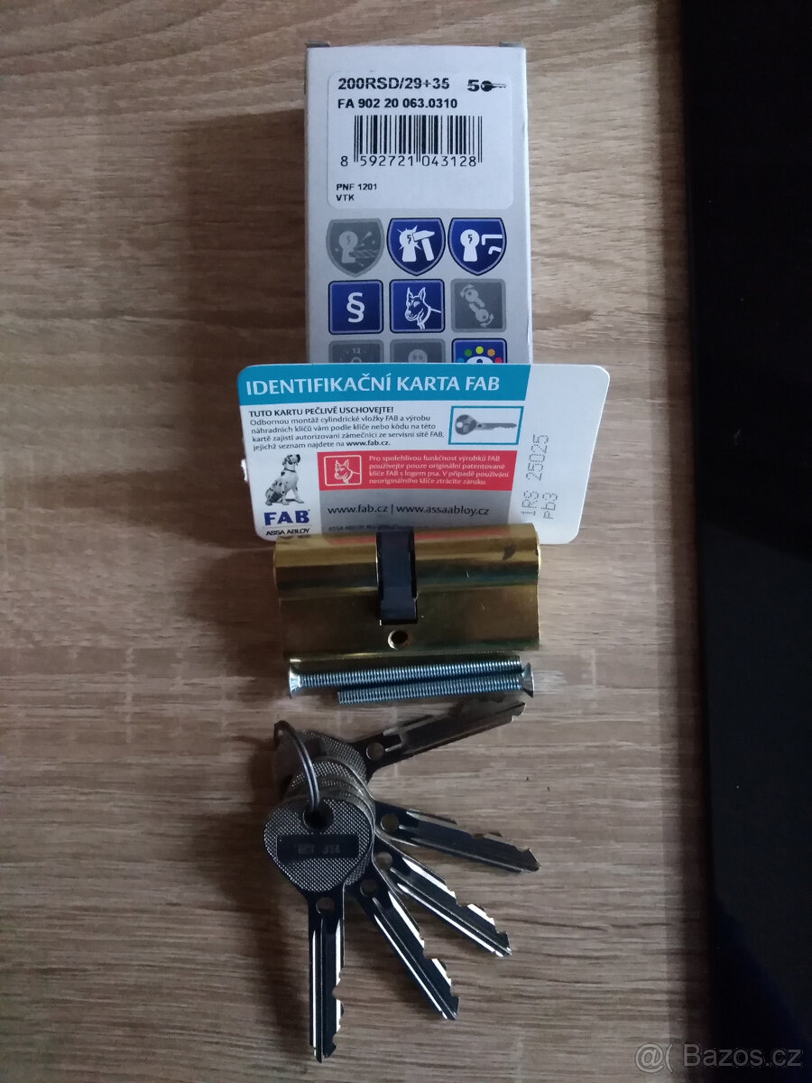 Vložka FAB 200 RSDNm/ 29+35 - 5 ks SLEVA - 2