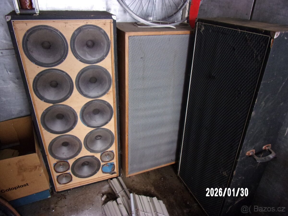 prodáme reprobedny a zesilovač Tesla 150 W - 2