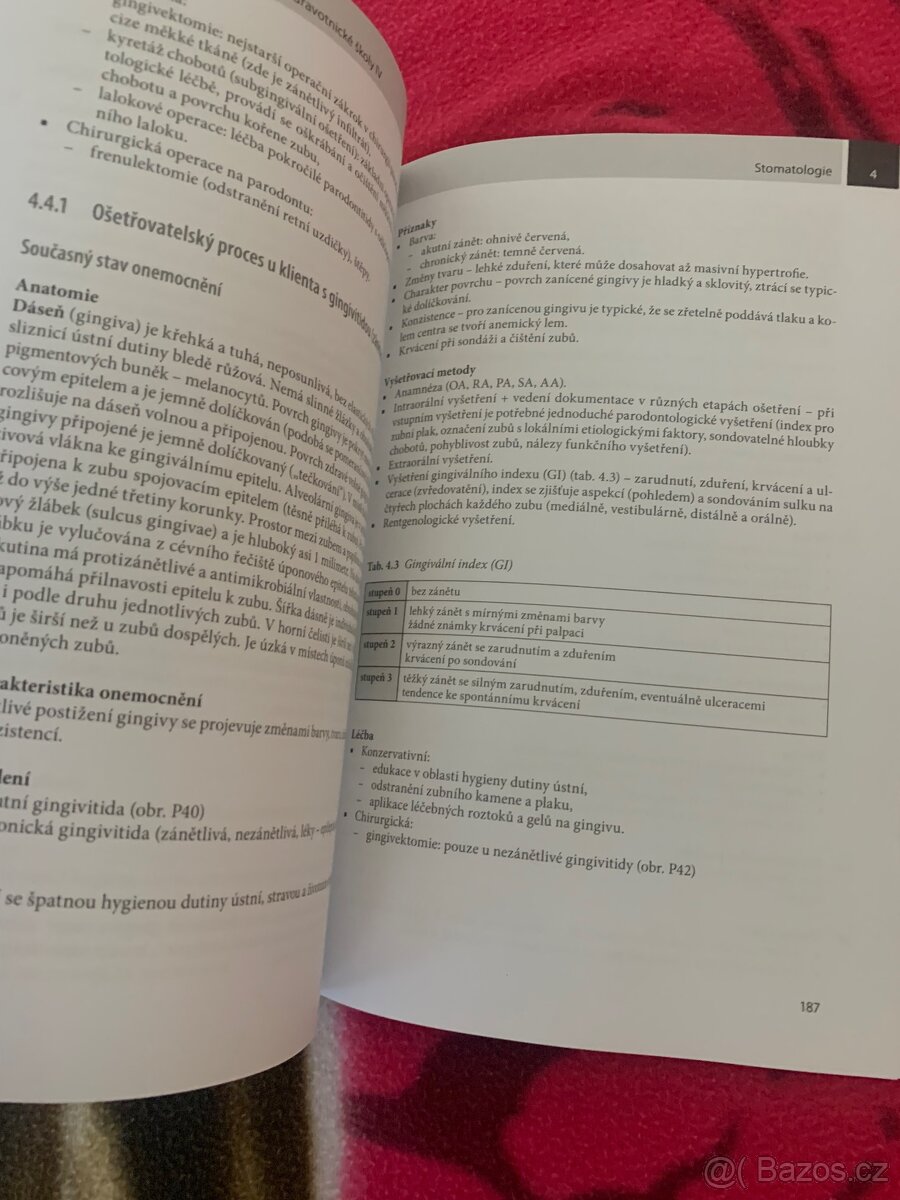 Prodàm novou učebnici ošetřovatelství - 2