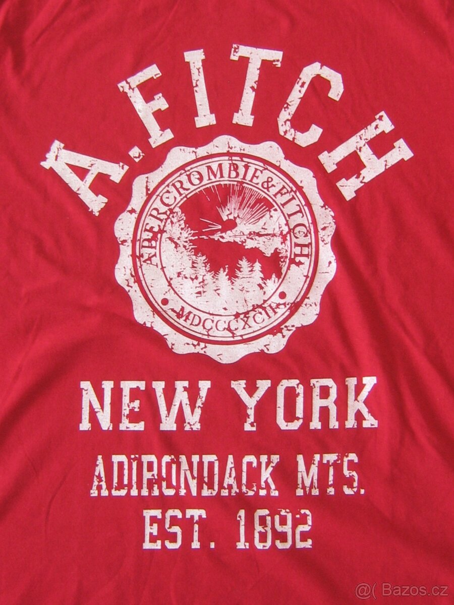Nové pánské tričko Abercrombie & Fitch New York,velikost M - 2